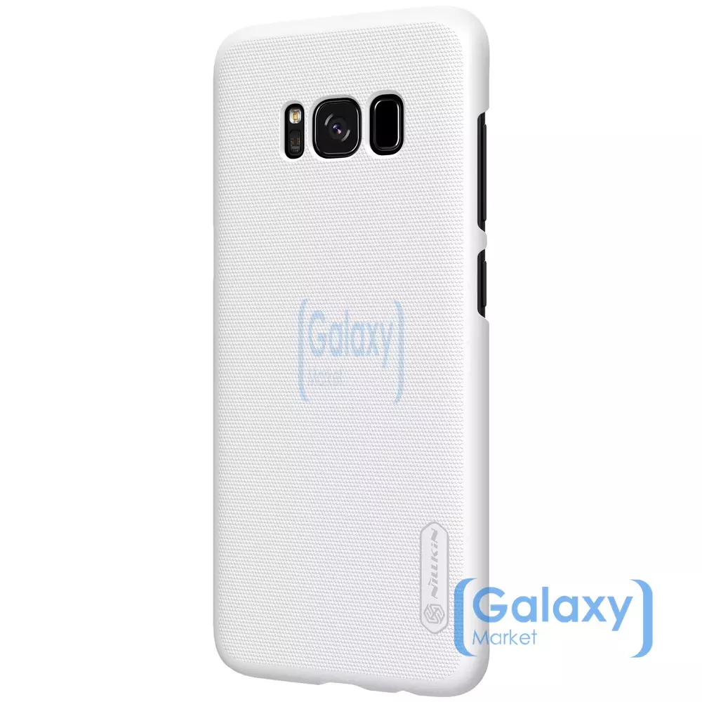 Чехол бампер Nillkin Super Frosted Shield для Samsung Galaxy S8 White (Белый)