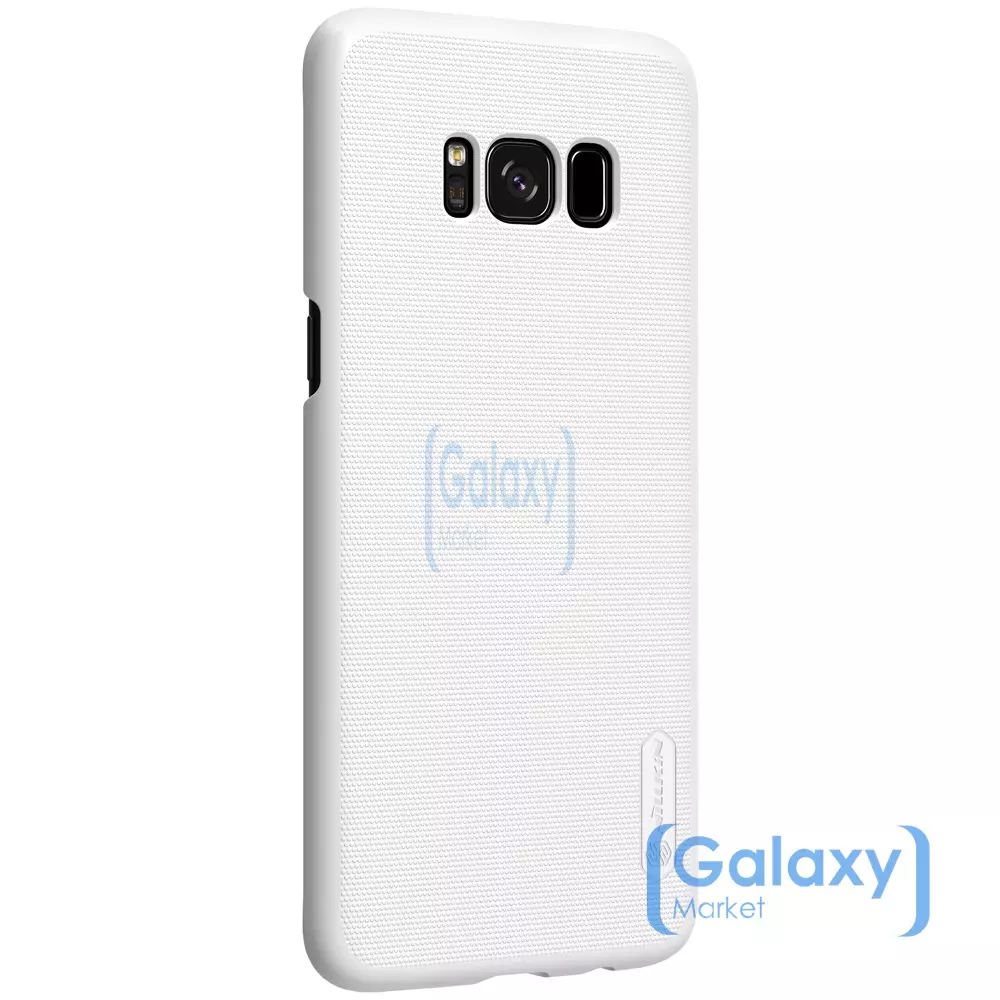 Чехол бампер Nillkin Super Frosted Shield для Samsung Galaxy S8 White (Белый)