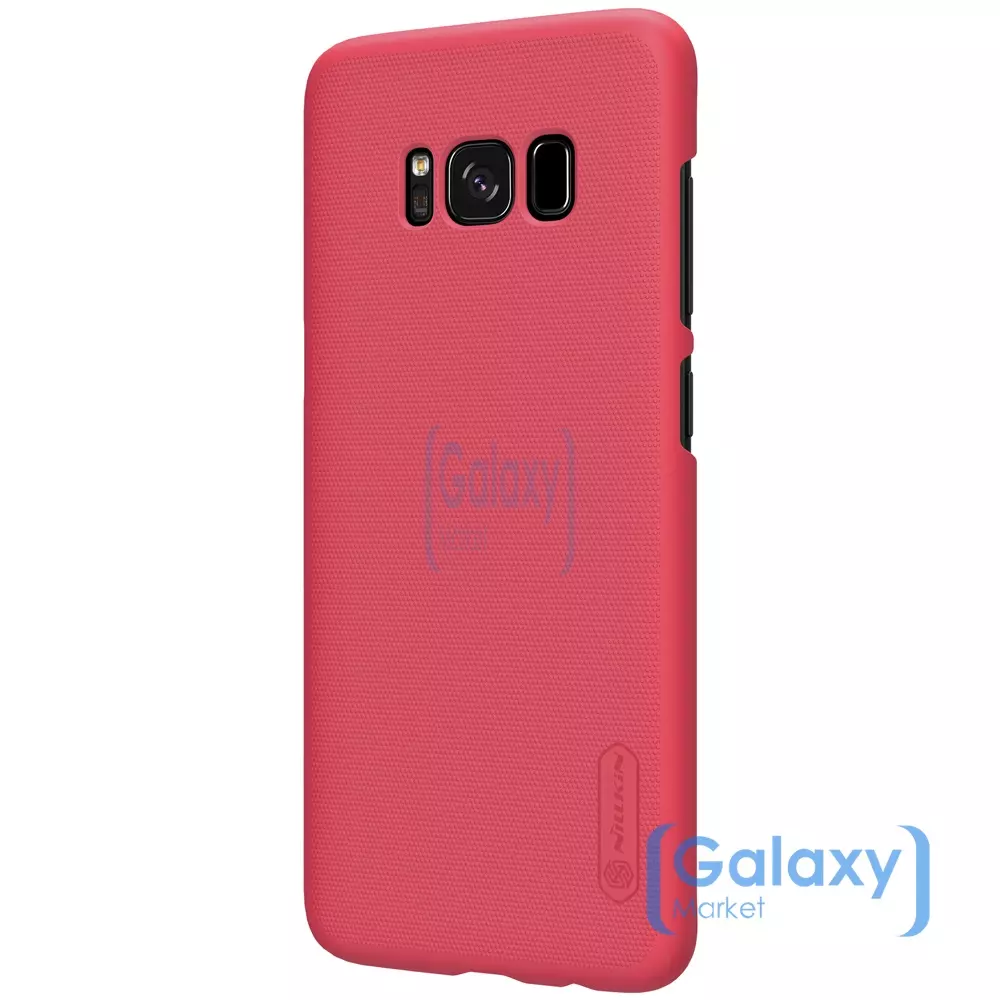 Чехол бампер Nillkin Super Frosted Shield для Samsung Galaxy S8 Red (Красный)