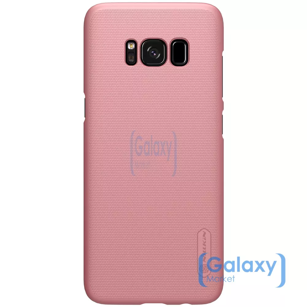 Чехол бампер Nillkin Super Frosted Shield для Samsung Galaxy S8 Plus Rose Gold (Розовое Золото)