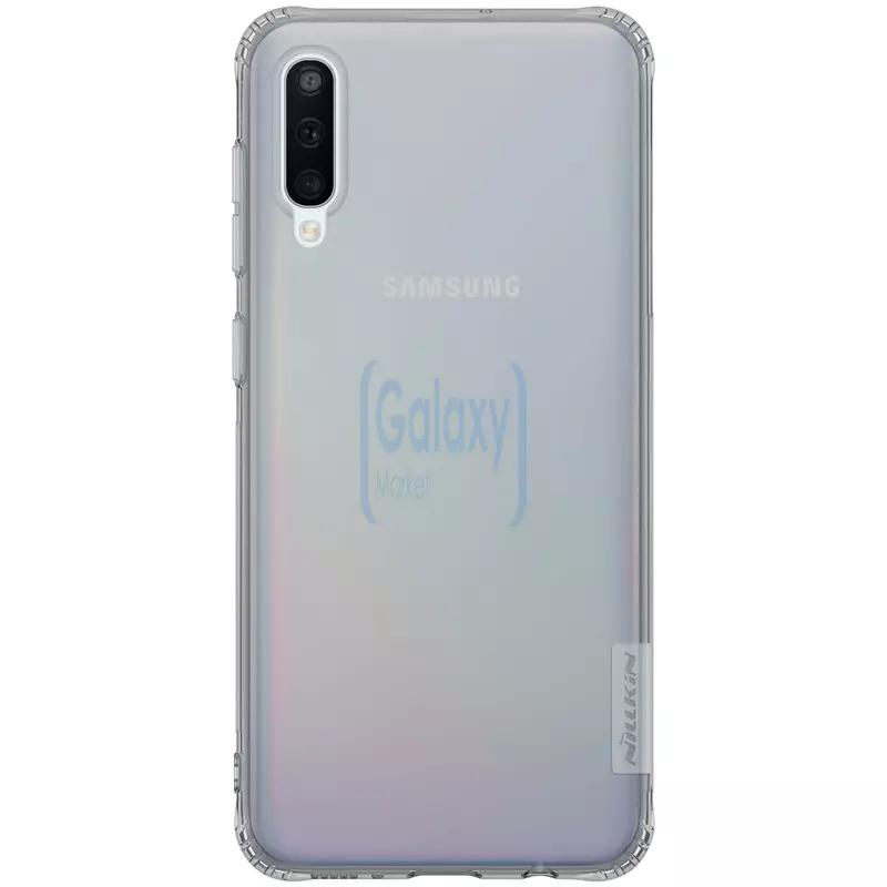 Чехол бампер Nillkin TPU Nature Case для Samsung Galaxy A50s Gray (Серый)