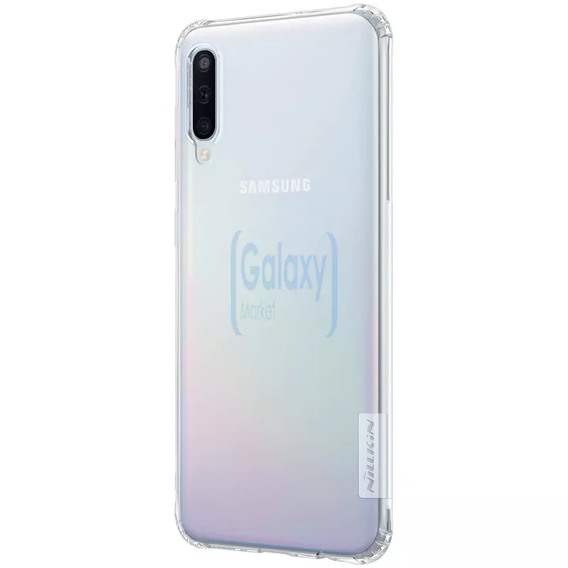 Чехол бампер Nillkin TPU Nature Case для Samsung Galaxy A50s White (Белый)
