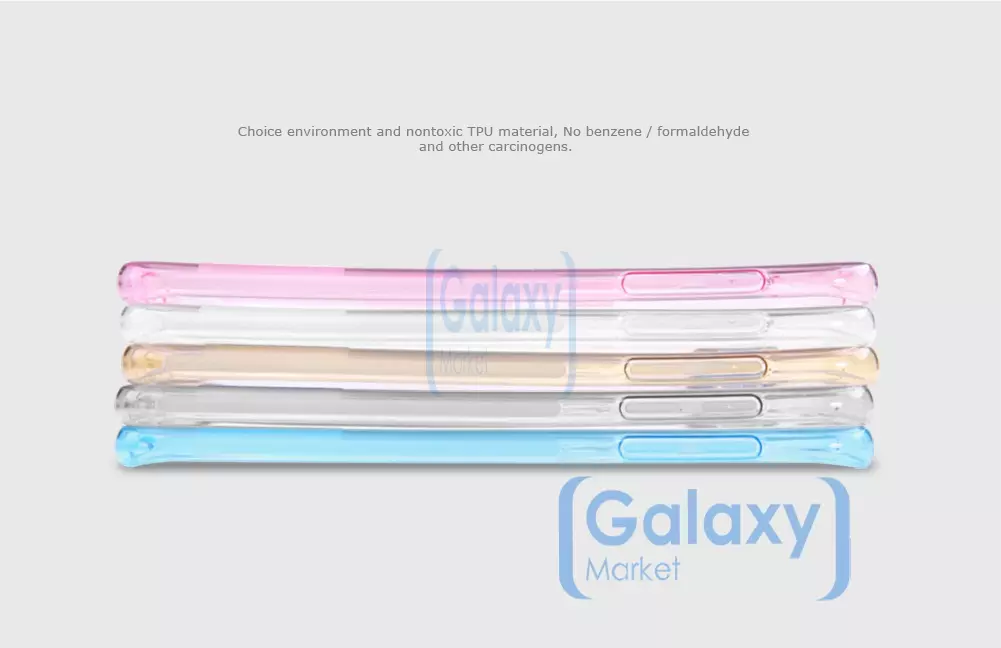 Чехол бампер Nillkin TPU Nature Case для Samsung Galaxy S7 G930F Brown (Коричневый)