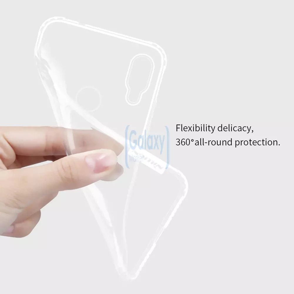 Чехол бампер Nillkin TPU Nature Case для Samsung Galaxy J6 2018 J600F Gray (Серый)