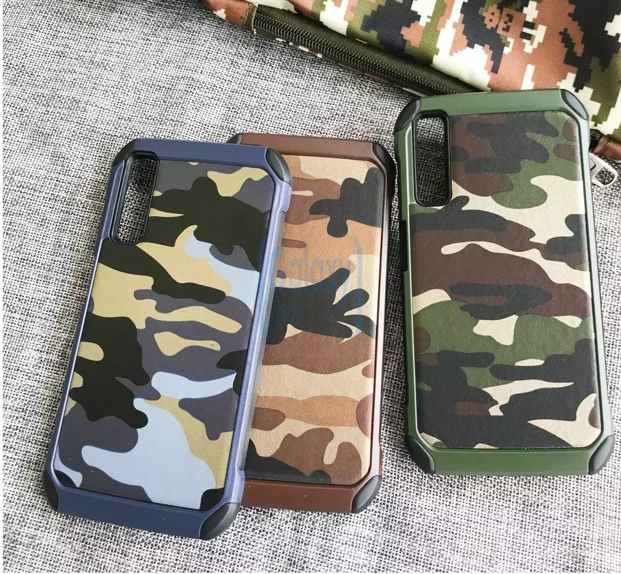 Чехол бампер NX Case Camouflage Series для Samsung Galaxy A7 2018 Green (Зеленый)