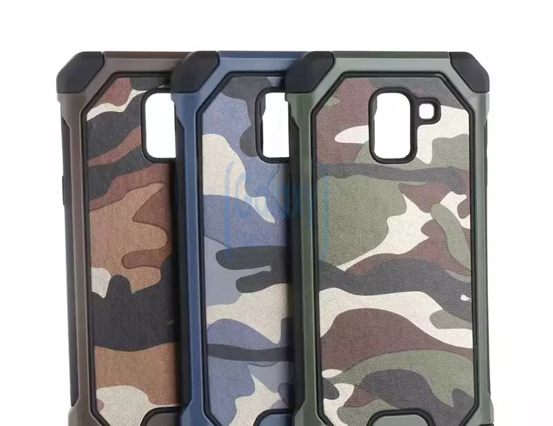 Чехол бампер NX Case Camouflage Series для Samsung Galaxy J4 2018 J400F Green (Зеленый)