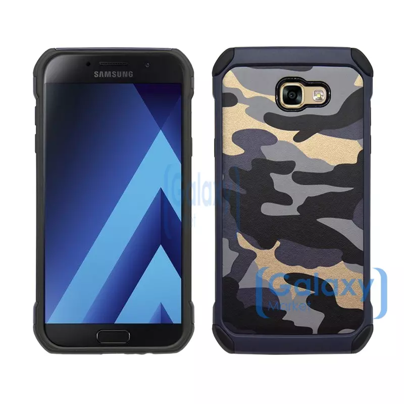 Чехол бампер NX Case Camouflage Case для Samsung Galaxy A5 (A5 2017) Blue (Синий)