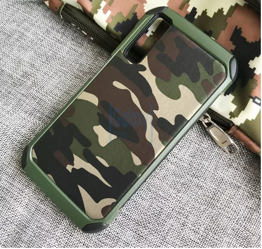Чехол бампер NX Case Camouflage Series для Samsung Galaxy A6 Plus 2018 Brown (Коричневый)
