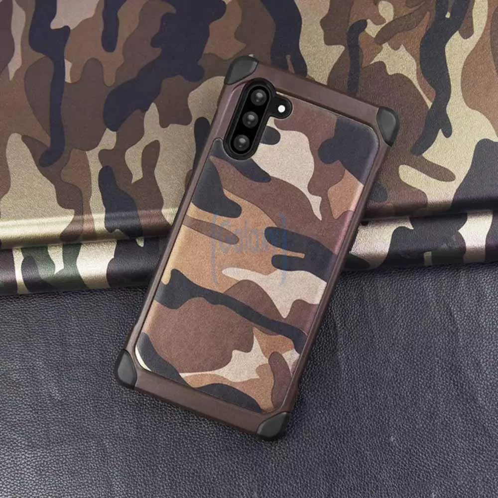 Чехол бампер NX Case Camouflage Series для Samsung Galaxy Note 10 Plus Brown (Коричневый) Чехол бампер NX Case Camouflage Series для Samsung Galaxy Note 10 Plus Brown (Коричневый)