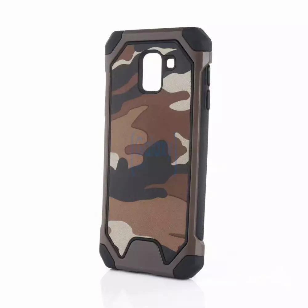 Чехол бампер NX Case Camouflage Series для Samsung Galaxy J6 2018 J600F Brown (Коричневый)