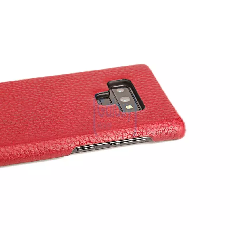Чехол бампер с натуральной кожи Pierre Cardin Slim Design Hard Case для Samsung Galaxy Note 9 Black (Черный) PCS-S05