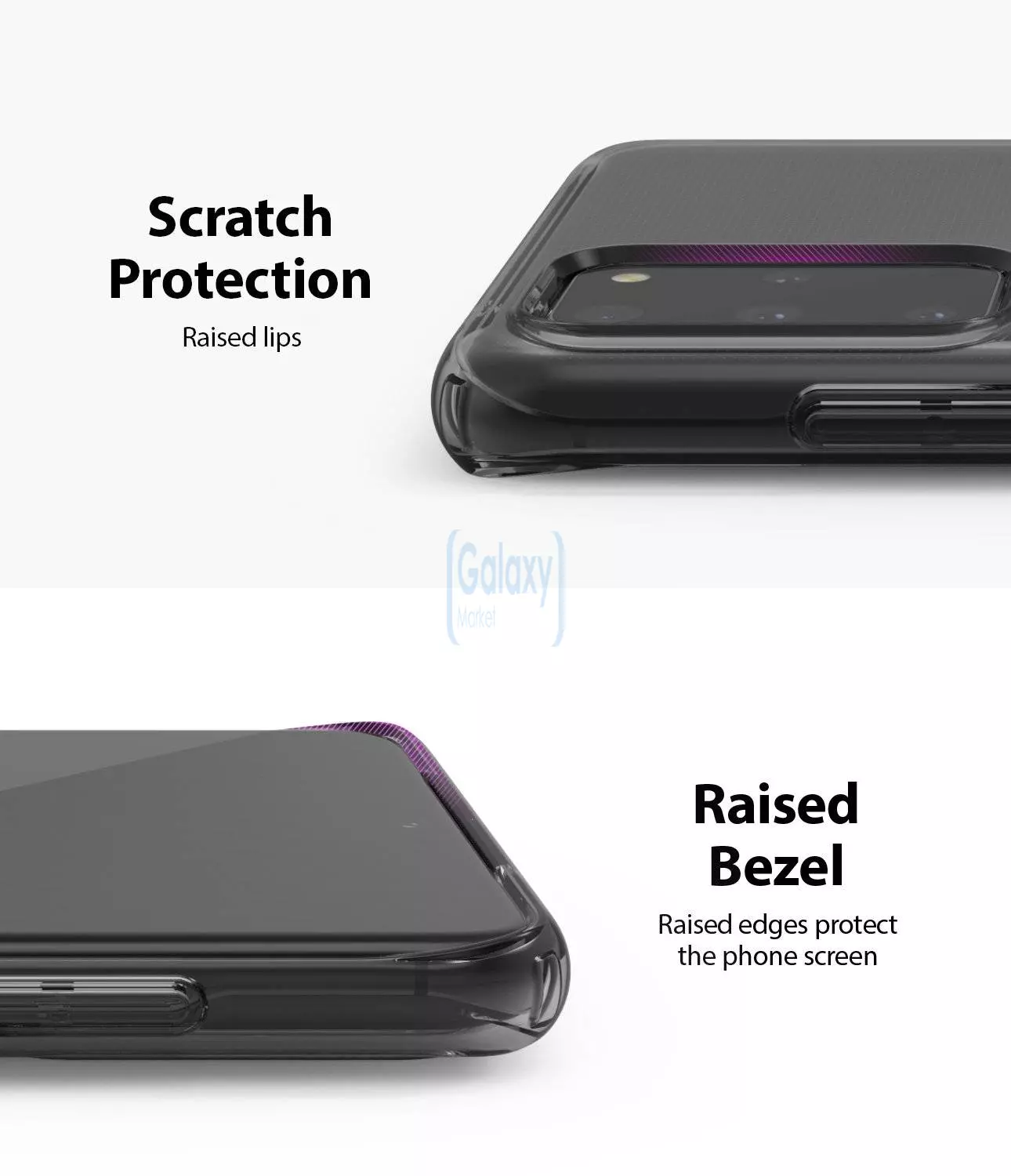 Чехол бампер Ringke Air для Samsung Galaxy S20 Plus Clear (Прозрачный)