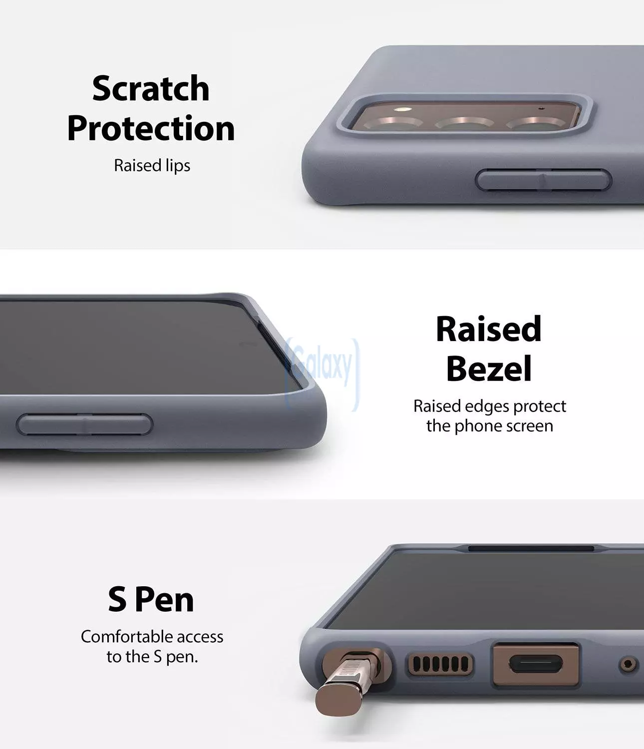 Чехол бампер Ringke Air S для Samsung Galaxy Note 20 Pink Sand (Розовый Песок)