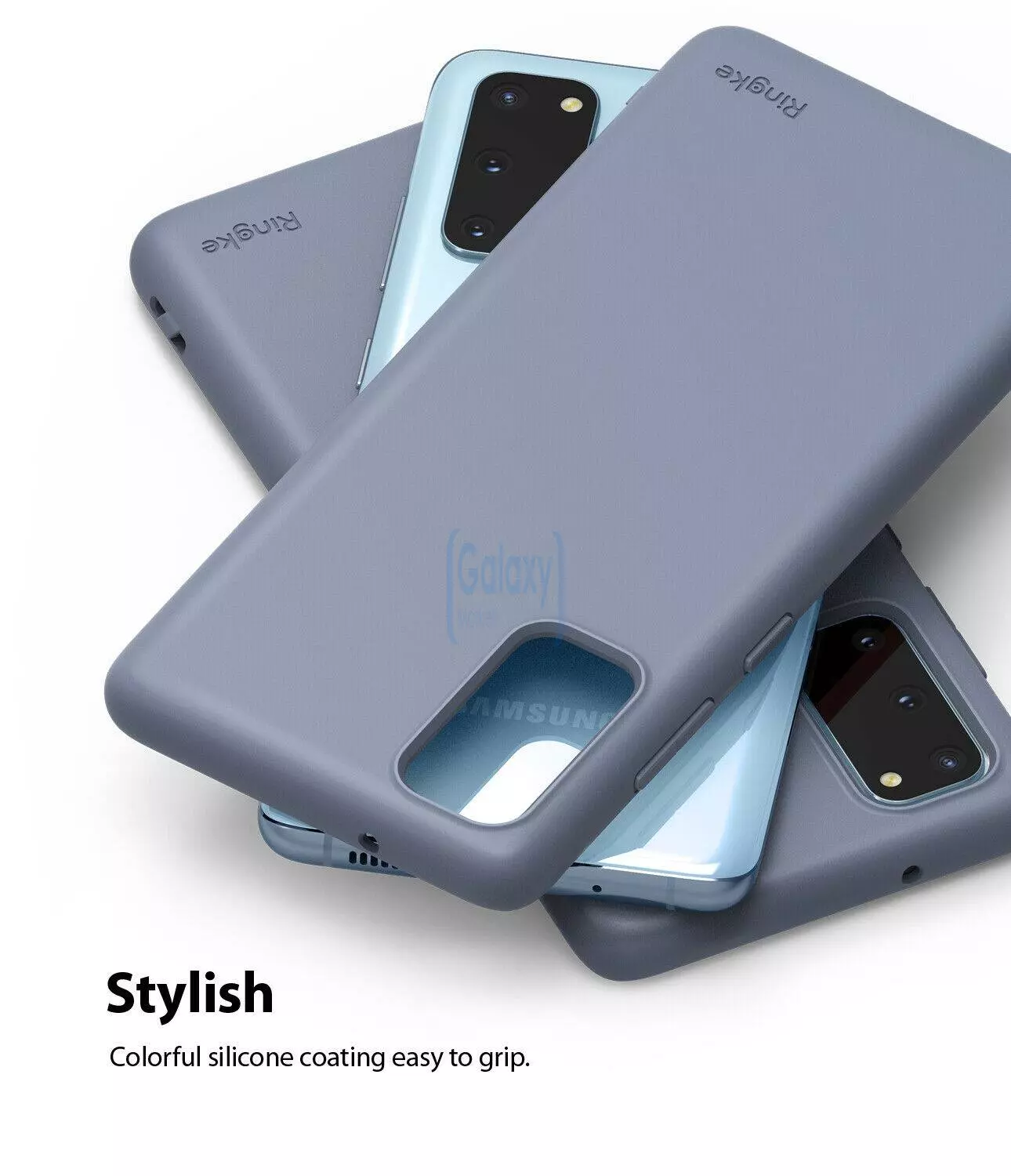 Чехол бампер Ringke Air S для Samsung Galaxy S20 Lavender Gray (Лавандово Серый)