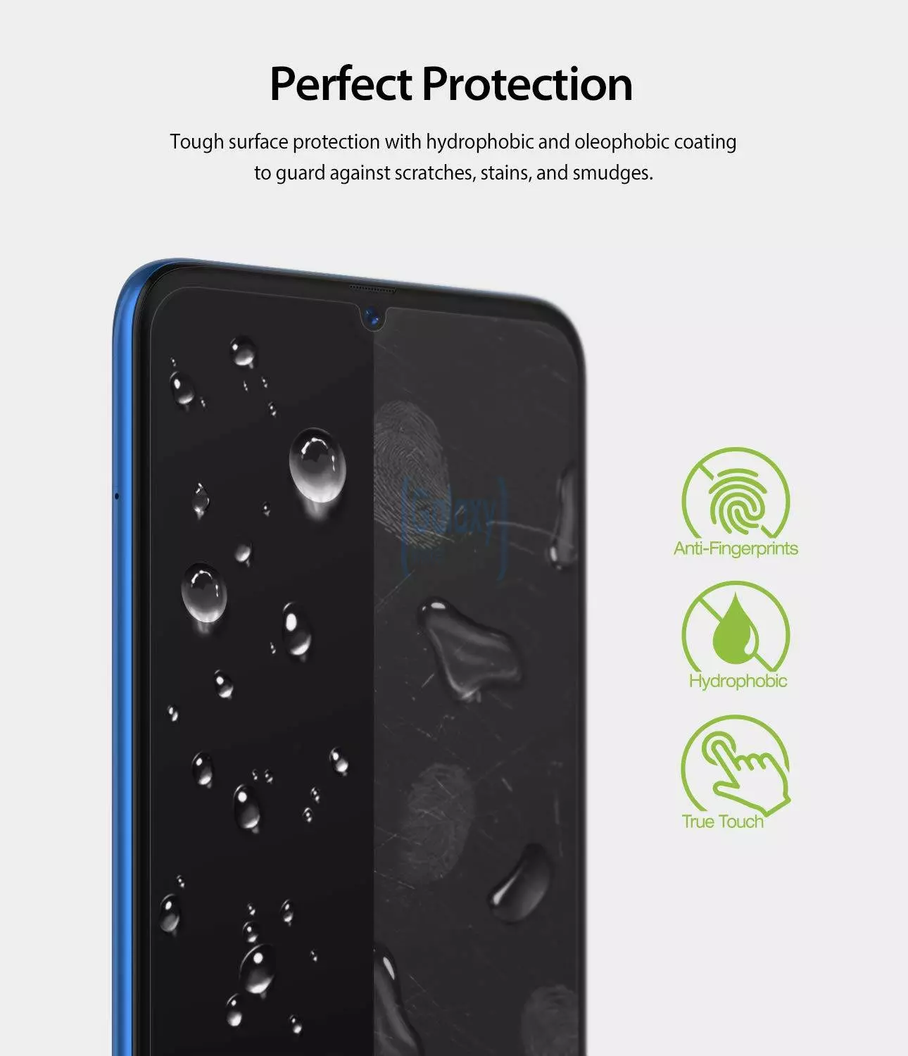 Защитное стекло Ringke Invisible Deffender Glass 3 шт. для Samsung Galaxy A30s