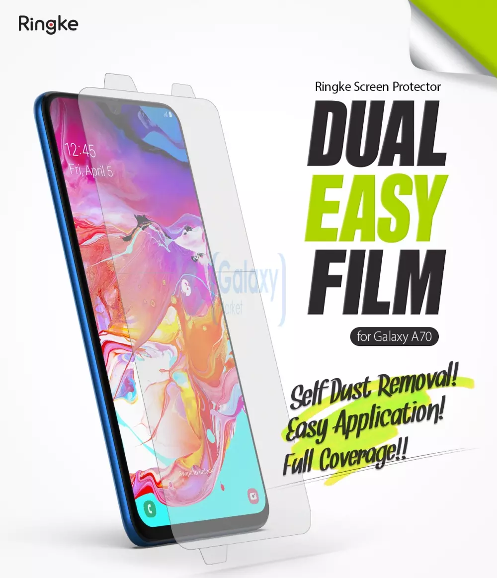 Защитная пленка Ringke Dual Easy Full Cover для Samsung Galaxy A20 Защитная пленка Ringke Dual Easy Full Cover для Samsung Galaxy A20