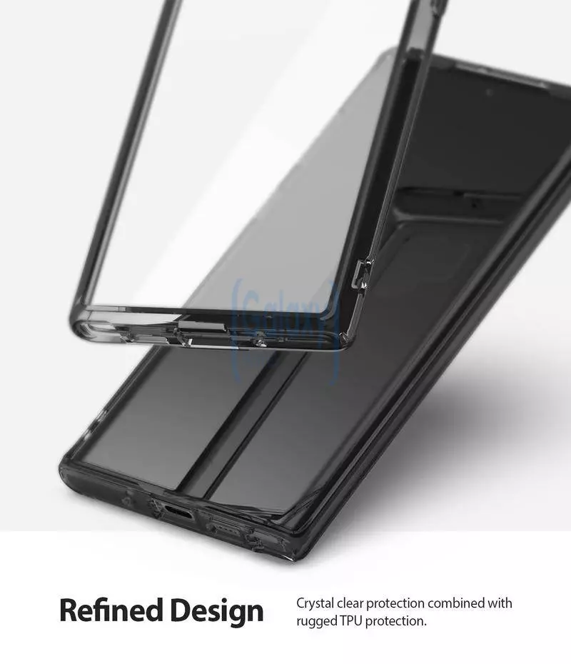 Чехол бампер Ringke Fusion Series для Samsung Galaxy Note 10 Plus Smoke Black (Дымчатый Черный) Чехол бампер Ringke Fusion Series для Samsung Galaxy Note 10 Plus Smoke Black (Дымчатый Черный)