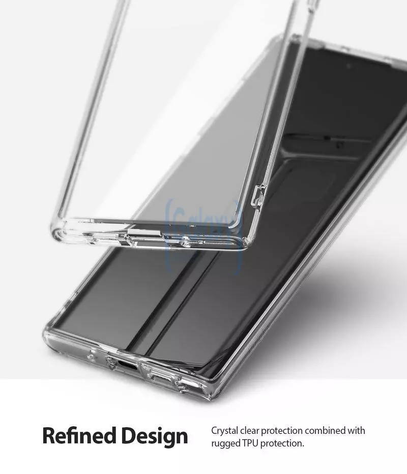 Чехол бампер Ringke Fusion Series для Samsung Galaxy Note 10 Plus Smoke Black (Дымчатый Черный) Чехол бампер Ringke Fusion Series для Samsung Galaxy Note 10 Plus Smoke Black (Дымчатый Черный)