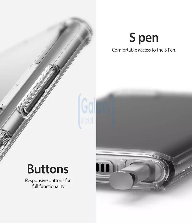 Чехол бампер Ringke Fusion Series для Samsung Galaxy Note 10 Plus Smoke Black (Дымчатый Черный) Чехол бампер Ringke Fusion Series для Samsung Galaxy Note 10 Plus Smoke Black (Дымчатый Черный)