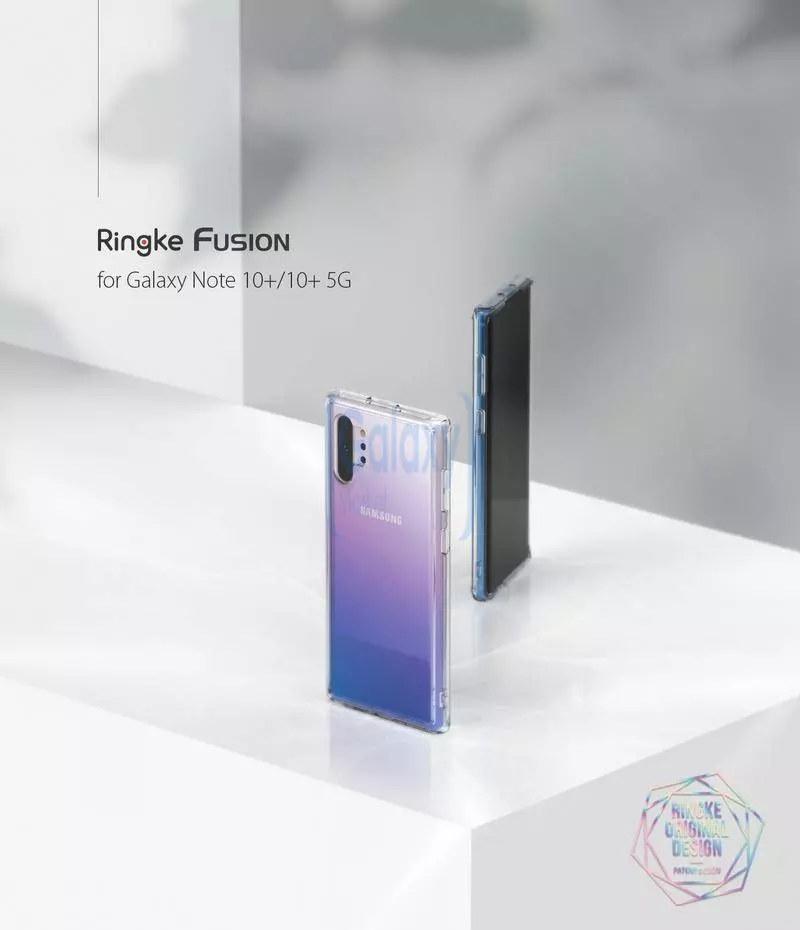 Чехол бампер Ringke Fusion Series для Samsung Galaxy Note 10 Plus Smoke Black (Дымчатый Черный) Чехол бампер Ringke Fusion Series для Samsung Galaxy Note 10 Plus Smoke Black (Дымчатый Черный)