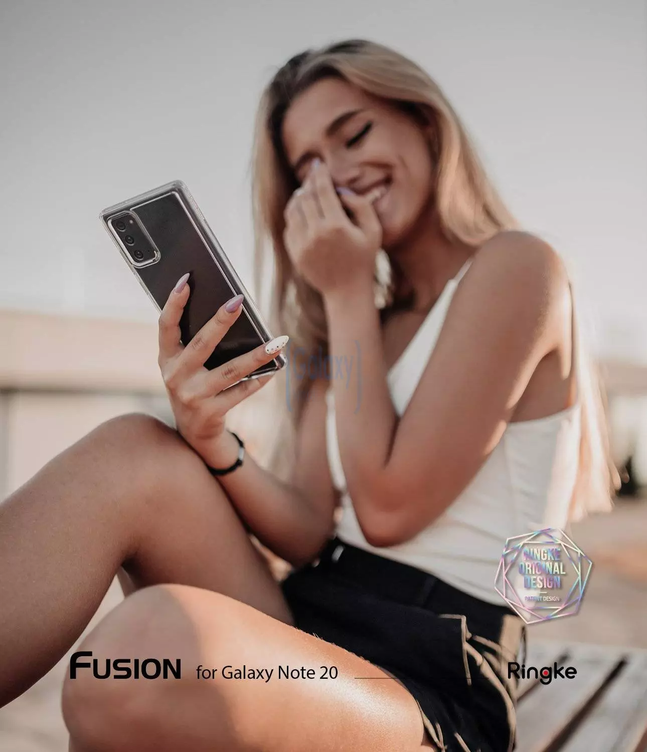 Чехол бампер Ringke Fusion для Samsung Galaxy Note 20 Clear (Прозрачный)