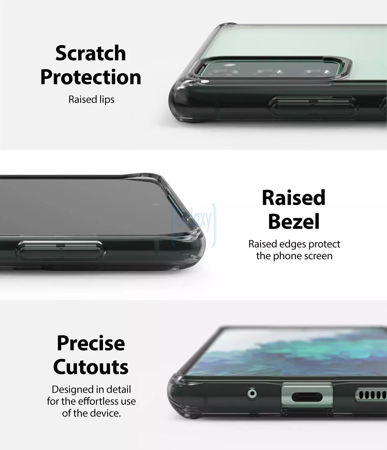 Чехол бампер Ringke Fusion для Samsung Galaxy S20 FE Clear (Прозрачный)