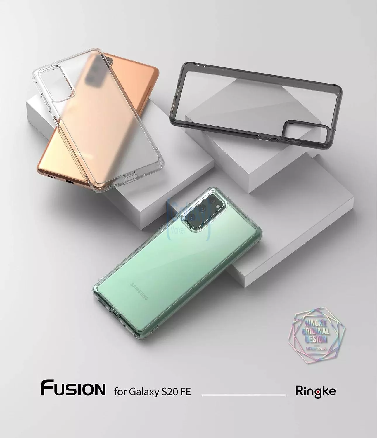 Чехол бампер Ringke Fusion для Samsung Galaxy S20 FE Clear (Прозрачный)
