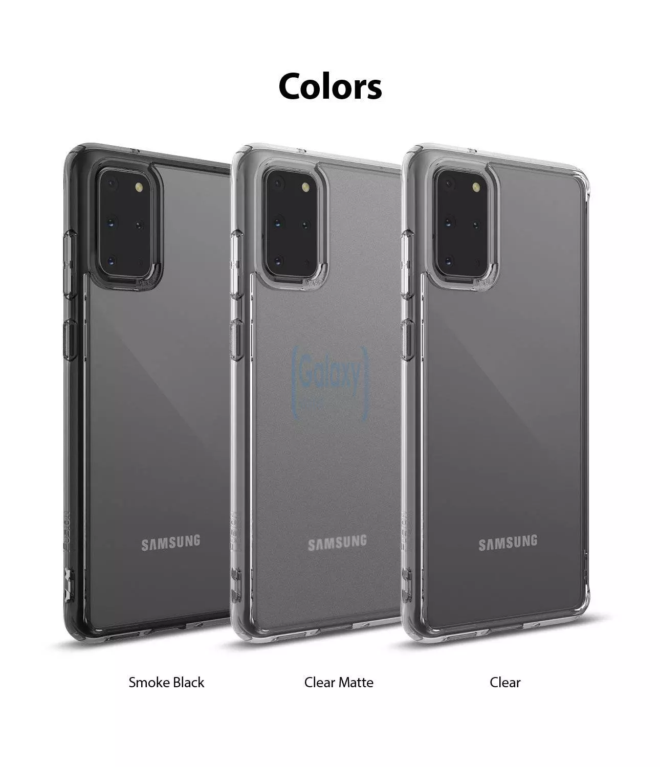 Чехол бампер Ringke Fusion для Samsung Galaxy S20 Plus Clear (Прозрачный)