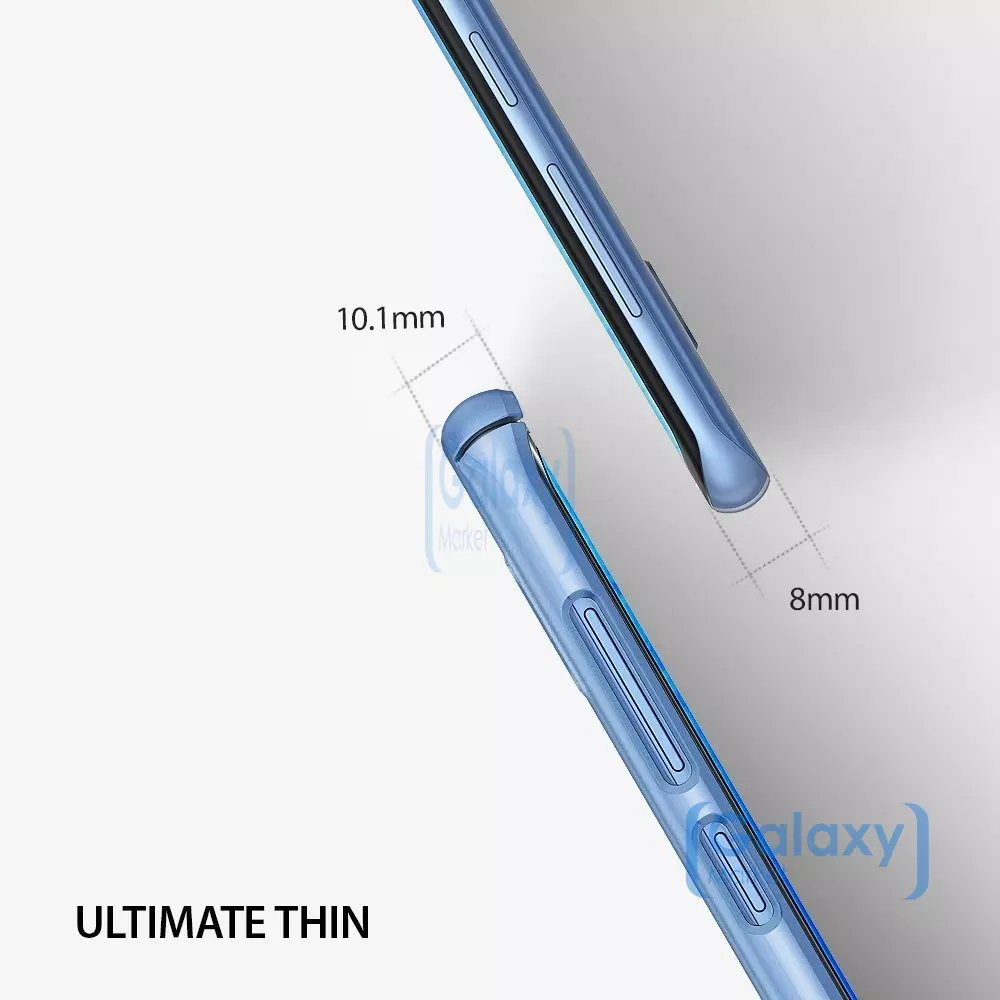 Чехол бампер Ringke Slim Case для Samsung Galaxy S8 Blue Pearl (Блакитна перлина)