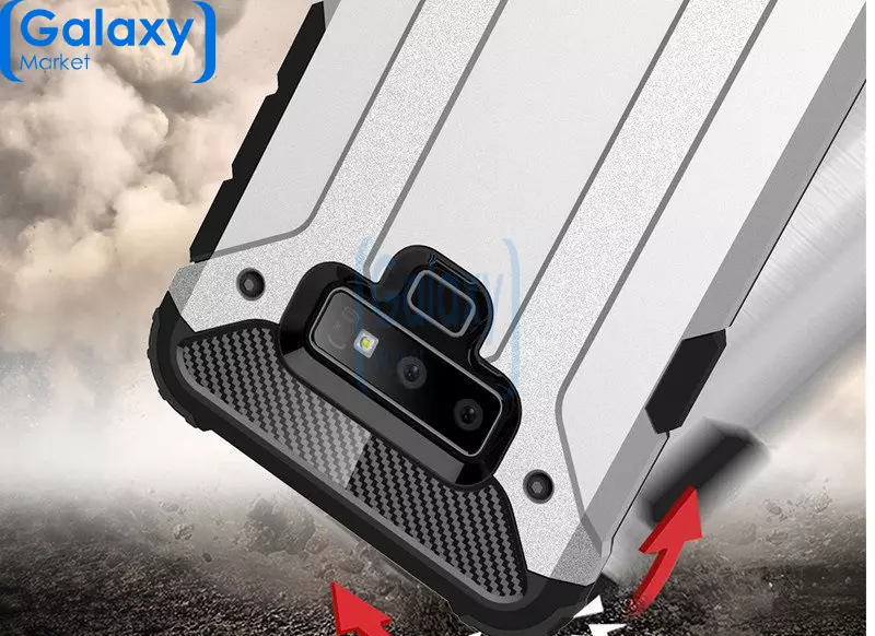 Чехол бампер Rugged Hybrid Tough Armor Case для Samsung Galaxy Note 9 Rose Gold (Розовое золото) Чехол бампер Rugged Hybrid Tough Armor Case для Samsung Galaxy Note 9 Rose Gold (Розовое золото)