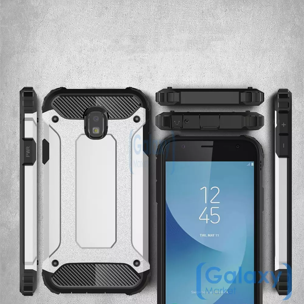 Чехол бампер Rugged Hybrid Tough Armor Case для Samsung Galaxy J5 2017 J530 Bronze (Бронзовый)