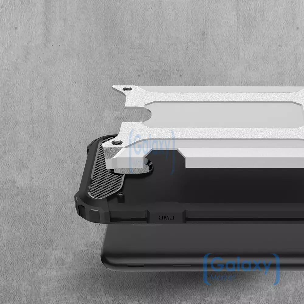 Чехол бампер Rugged Hybrid Tough Armor Case для Samsung Galaxy J7 2017 White (Белый)