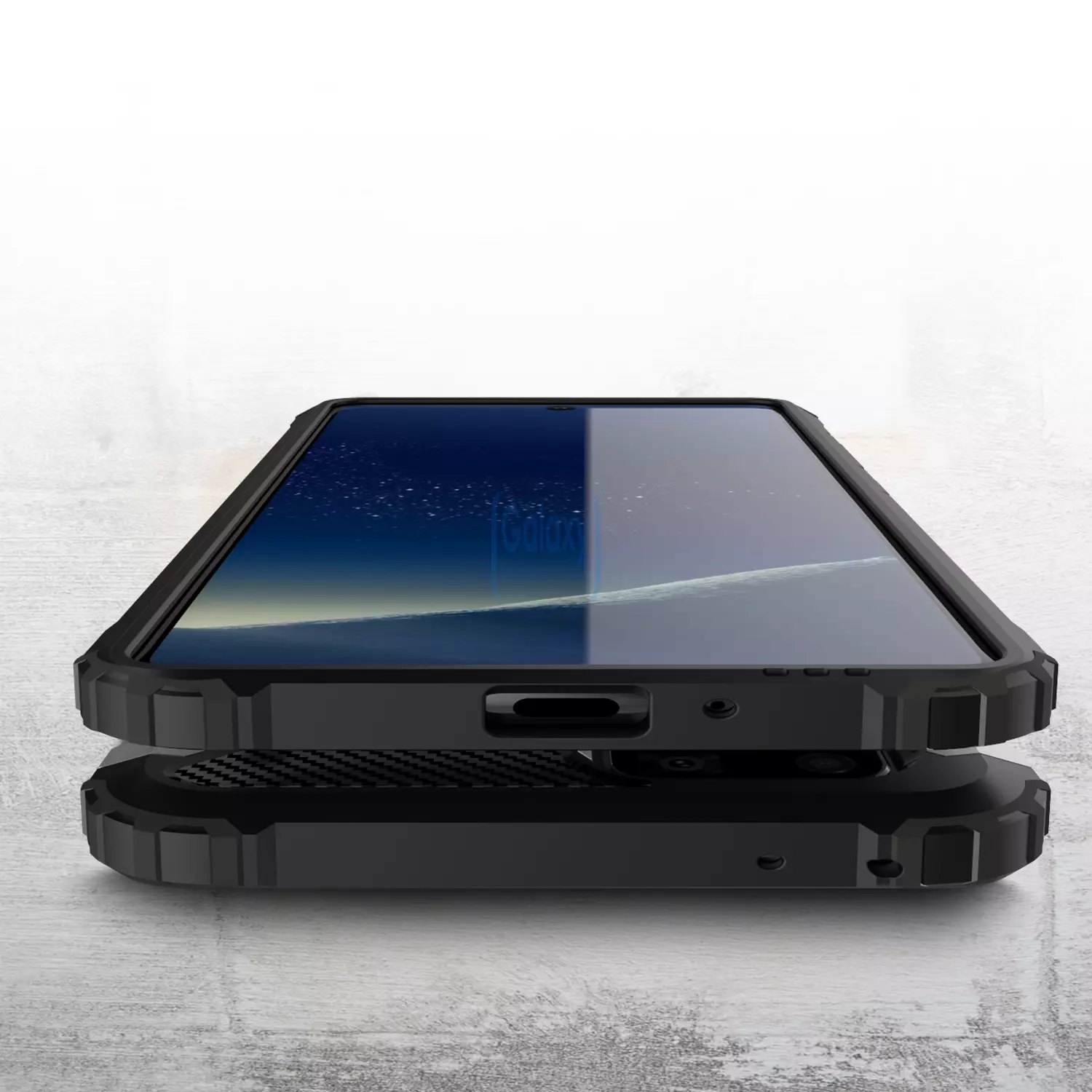 Чехол бампер Rugged Hybrid Tough Armor Case для Samsung Galaxy S10 Lite Blue (Синий)