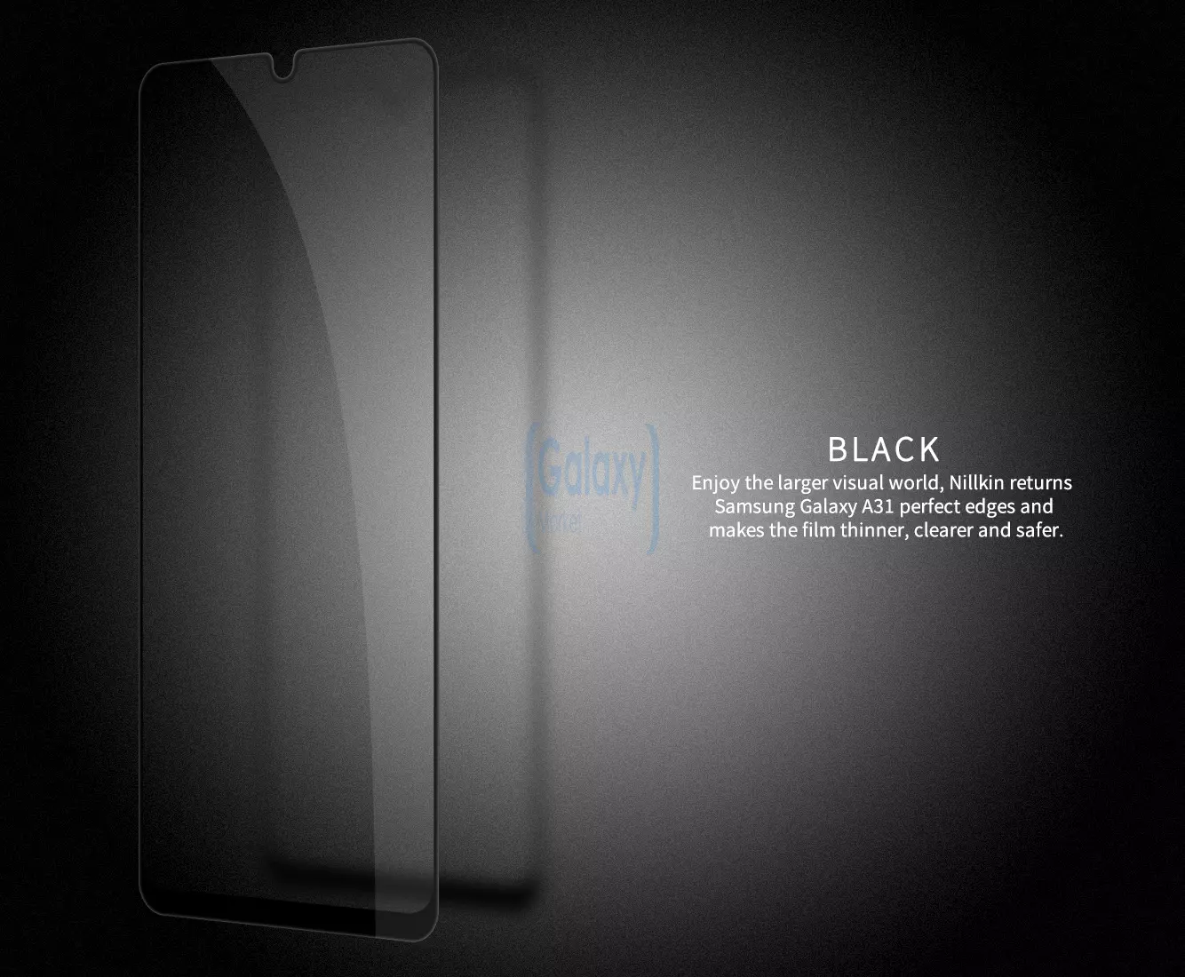 Защитное стекло Nillkin CP+PRO Tempered Glass для Samsung Galaxy A31 Black (Черный)