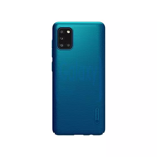Чехол бампер Nillkin Super Frosted Shield для Samsung Galaxy A31 Blue (Синий)