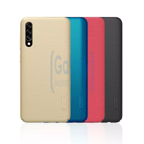 Чехол бампер Nillkin Super Frosted Shield для Samsung Galaxy A30s Blue (Синий)