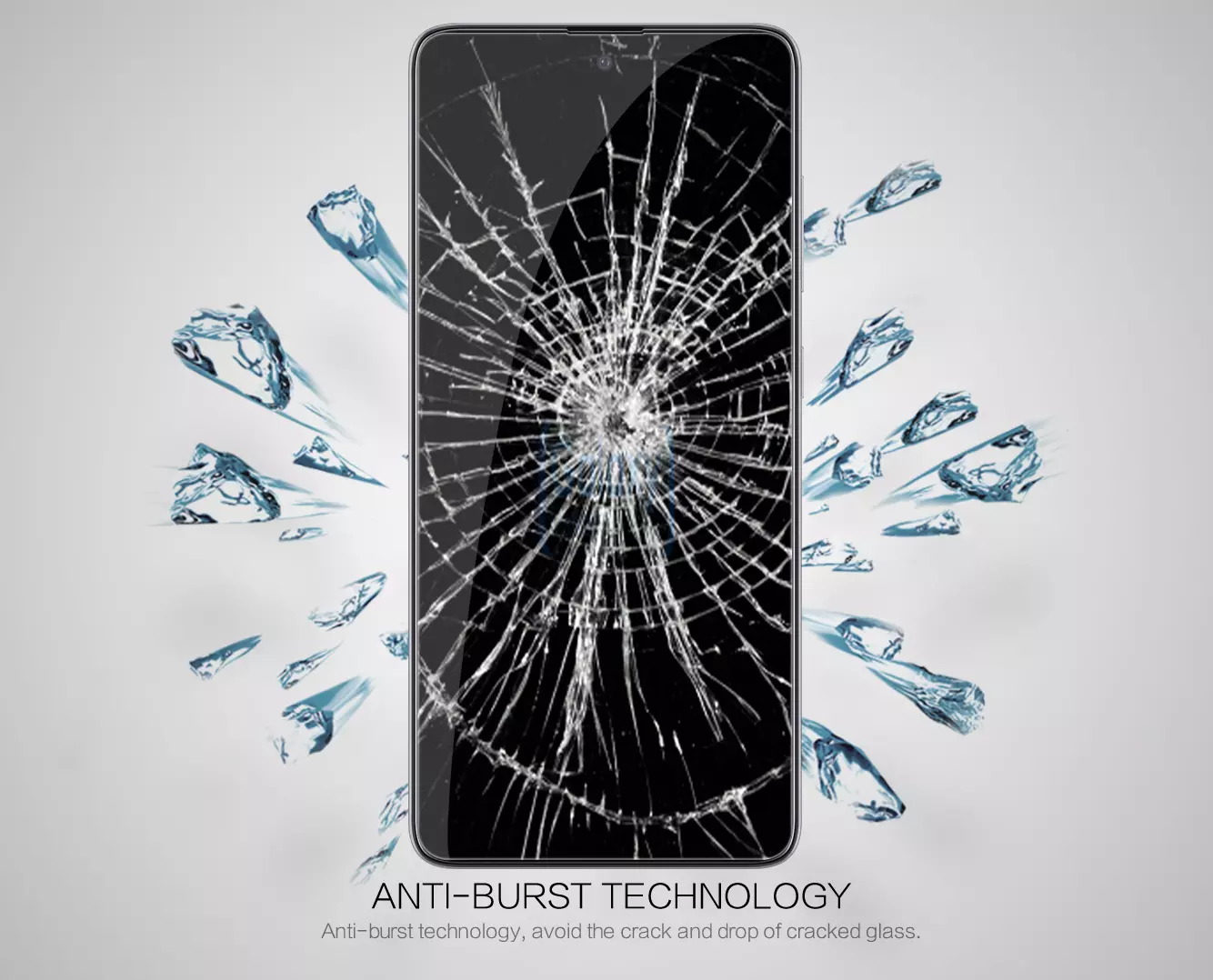 Защитное стекло Nillkin CP+PRO Tempered Glass для Samsung Galaxy A51 Black (Черный)