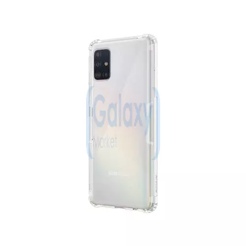 Чехол бампер Nillkin TPU Nature для Samsung Galaxy A51 White (Белый)