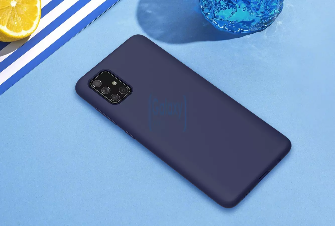 Чехол бампер Nillkin Pure Case для Samsung Galaxy A71 Blue (Синий) Чехол бампер Nillkin Pure Case для Samsung Galaxy A71 Blue (Синий)