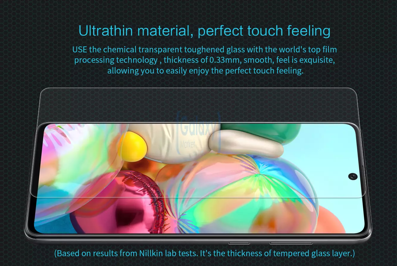 Защитное стекло Nillkin H Anti-Explosion Glass Screen Protector для Samsung Galaxy A71