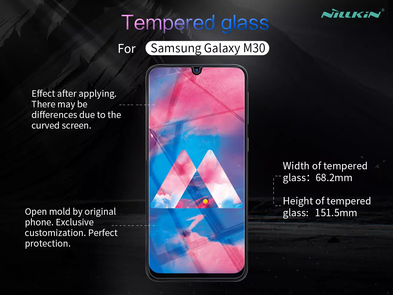 Защитное стекло Nillkin H Anti-Explosion Glass Screen Protector для Samsung Galaxy A40s