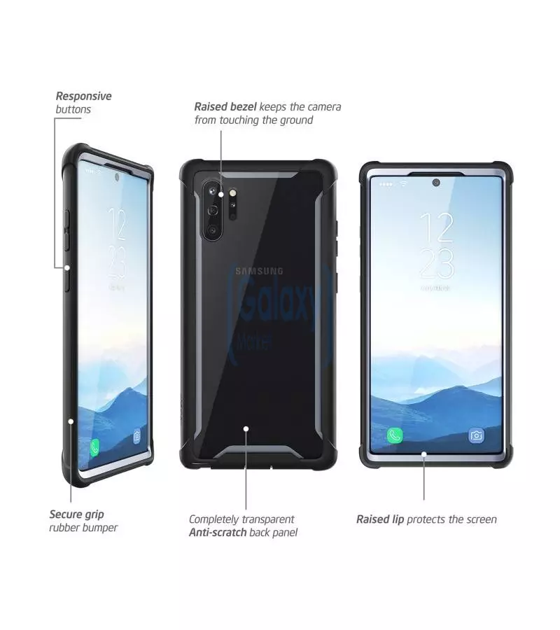 Чехол бампер i-Blason Ares Case для Samsung Galaxy Note 10 Plus Black (Черный)