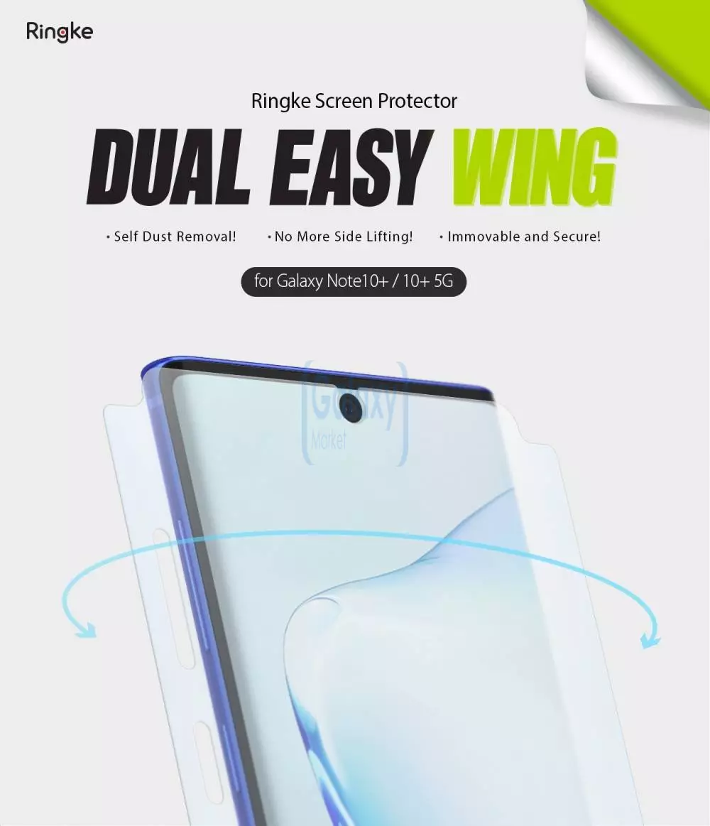 Защитная пленка Ringke Dual Wing (Matte) для Samsung Galaxy Note 10 Plus