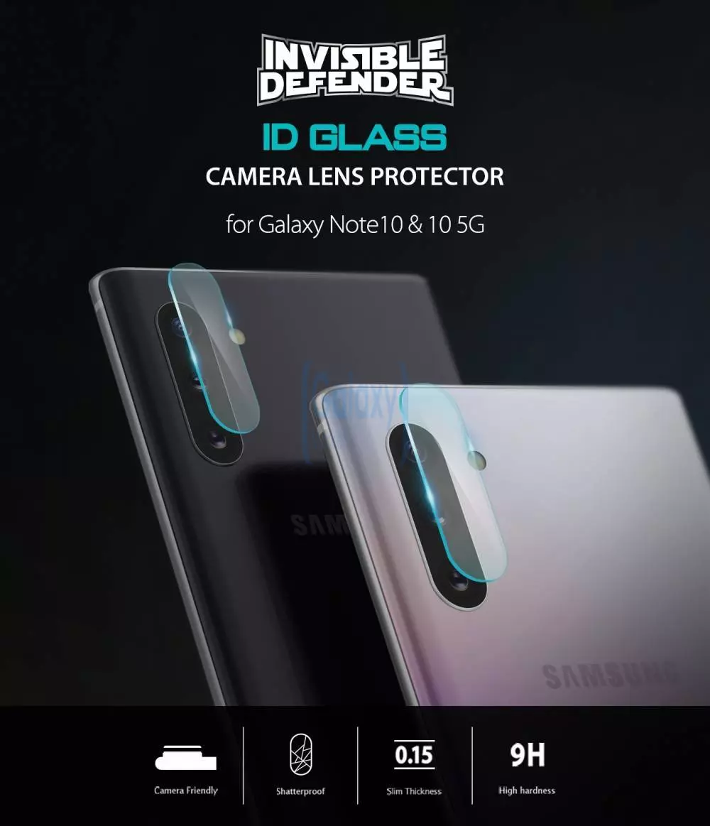 Защитное стекло для камеры Ringke ID GLASS Camera Lens Protector для Samsung Galaxy Note 10