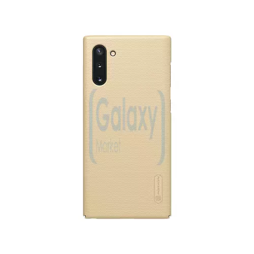 Чехол бампер Nillkin Super Frosted Shield для Samsung Galaxy Note 10 Gold (Золотой)