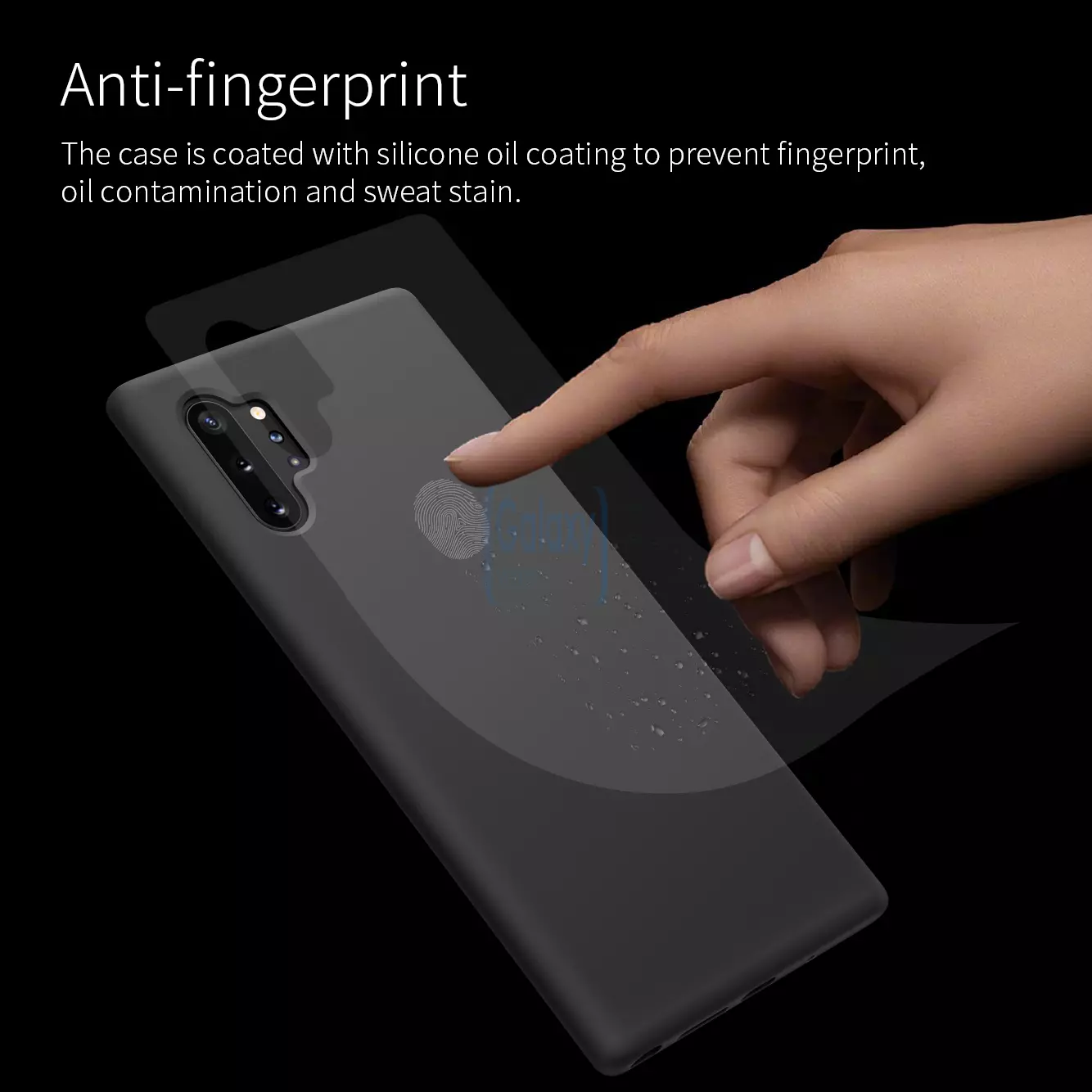 Чехол бампер Nillkin Pure Case для Samsung Galaxy Note 10 Plus Black (Черный)