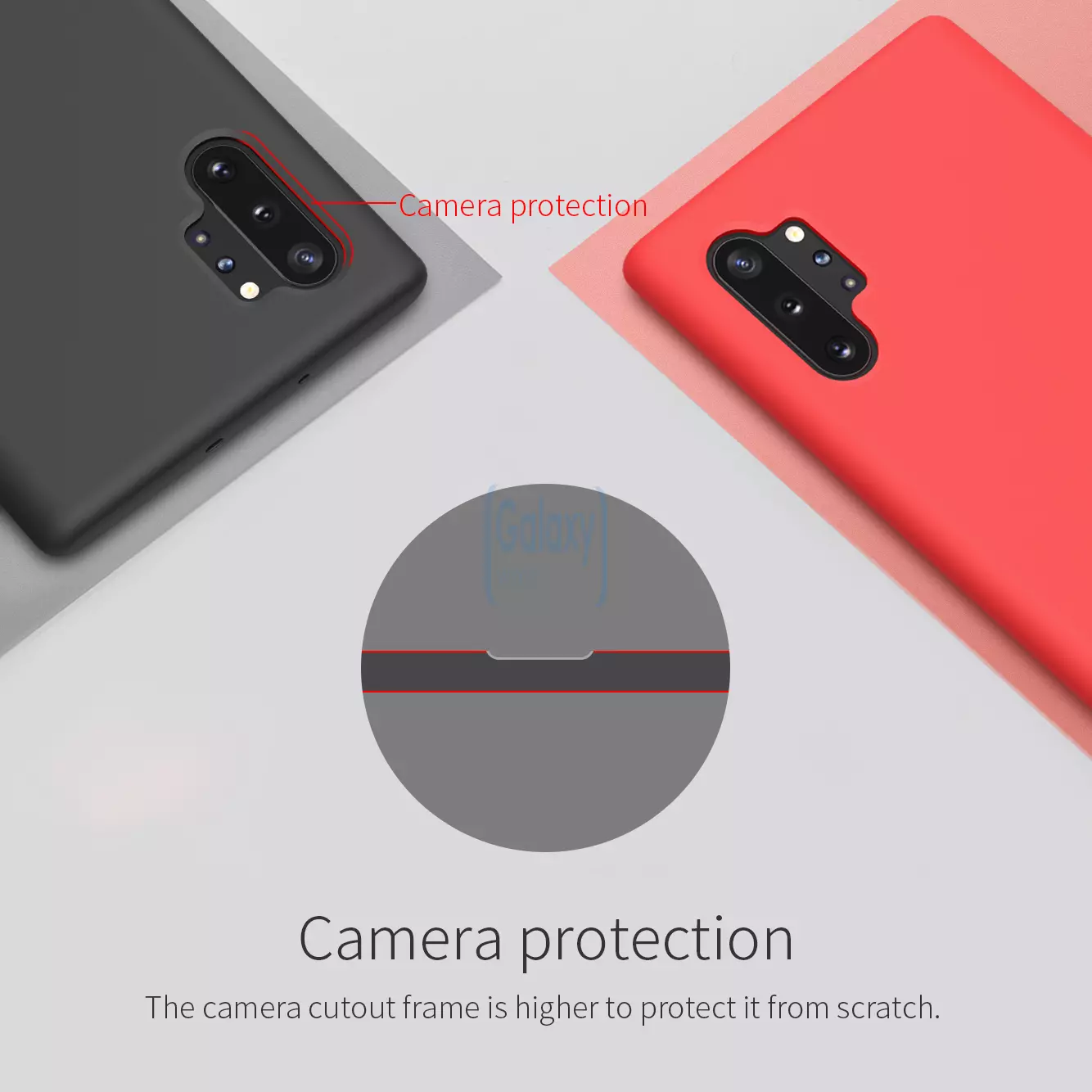 Чехол бампер Nillkin Pure Case для Samsung Galaxy Note 10 Plus Red (Красный)