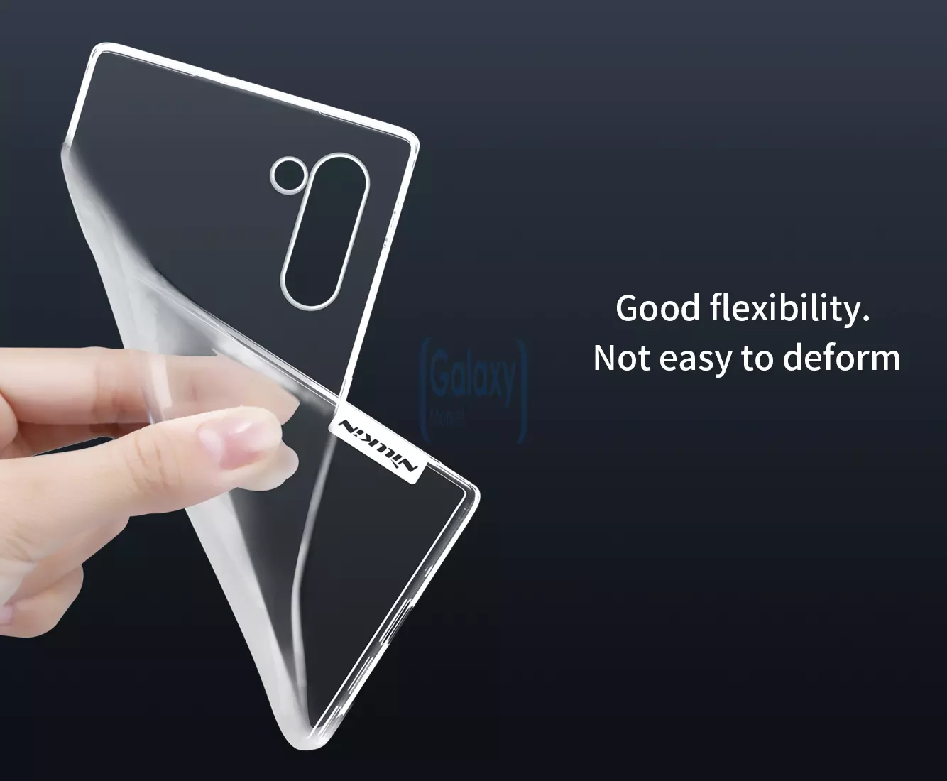 Чехол бампер Nillkin TPU Nature для Samsung Galaxy Note 10 Gray (Серый)