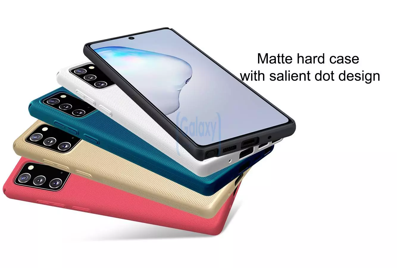 Чехол бампер Nillkin Super Frosted Shield для Samsung Galaxy Note 20 Blue (Синий)
