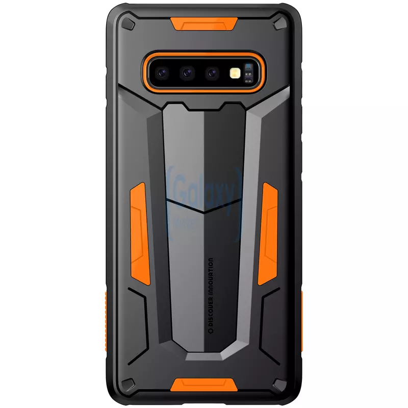 Чехол бампер Nillkin Defender Case для Samsung Galaxy S10 Plus Orange (Оранжевый)